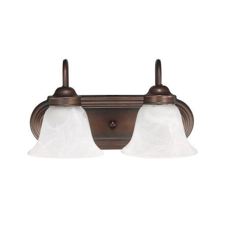 Capital Lighting 1032BB118 2 Bulb Bathroom Light - Burnished Bronze