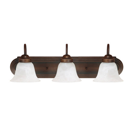 Capital Lighting 1033BB118 3 Bulb Bathroom Light - Burnished Bronze