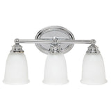 Capital Lighting 1083CH132 3 Bulb Bathroom Light - Chrome / Acid Wash