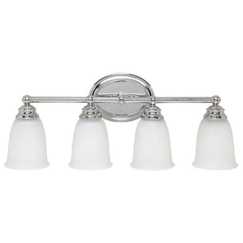 Capital Lighting 1084CH132 4 or more Bulb Bathroom Light - Chrome / Acid Wash