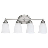 Capital Lighting 1084MN132 4 or more Bulb Bathroom Light - Matte Nickel / Acid Wash