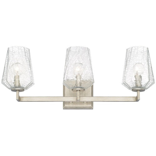 Capital Lighting 111231BS317 Arden 3 Bulb Bathroom Light - Brushed Silver