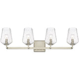 Capital Lighting 111241BS317 Arden 4 or more Bulb Bathroom Light - Brushed Silver