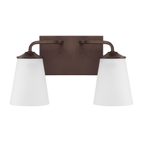 Capital Lighting 114121BZ331 Braylon 2 Bulb Bathroom Light - Bronze