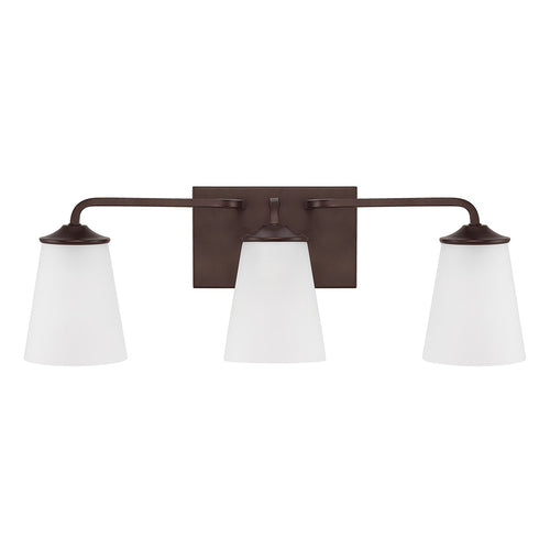 Capital Lighting 114131BZ331 Braylon 3 Bulb Bathroom Light - Bronze