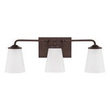 Capital Lighting 114131BZ331 Braylon 3 Bulb Bathroom Light - Bronze