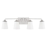 Capital Lighting 114141BN331 Braylon 4 or more Bulb Bathroom Light - Brushed Nickel