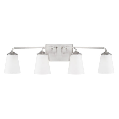 Capital Lighting 114141BN331 Braylon 4 or more Bulb Bathroom Light - Brushed Nickel