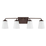 Capital Lighting 114141BZ331 Braylon 4 or more Bulb Bathroom Light - Bronze