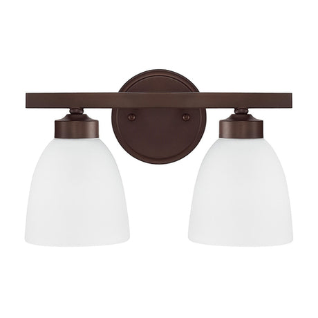 Capital Lighting 114321BZ333 Jameson 2 Bulb Bathroom Light - Bronze