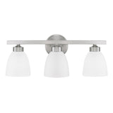 Capital Lighting 114331BN333 Jameson 3 Bulb Bathroom Light - Brushed Nickel