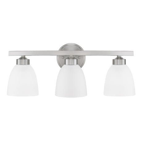 Capital Lighting 114331BN333 Jameson 3 Bulb Bathroom Light - Brushed Nickel