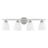 Capital Lighting 114341BN333 Jameson 4 or more Bulb Bathroom Light - Brushed Nickel