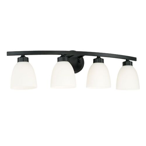 Capital Lighting 114341MB333 Jameson 4 or more Bulb Bathroom Light - Matte Black