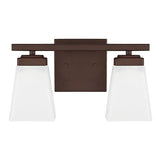 Capital Lighting 114421BZ334 Baxley 2 Bulb Bathroom Light - Bronze