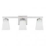 Capital Lighting 114431BN334 Baxley 3 Bulb Bathroom Light - Brushed Nickel