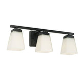 Capital Lighting 114431MB334 Baxley 3 Bulb Bathroom Light - Matte Black