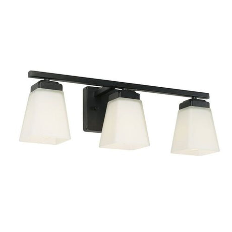 Capital Lighting 114431MB334 Baxley 3 Bulb Bathroom Light - Matte Black