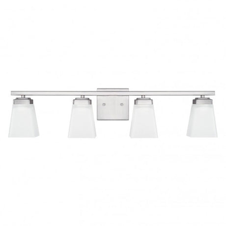 Capital Lighting 114441BN334 Baxley 4 or more Bulb Bathroom Light - Brushed Nickel