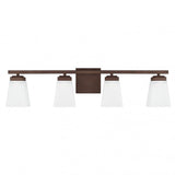 Capital Lighting 114441BZ334 Baxley 4 or more Bulb Bathroom Light - Bronze