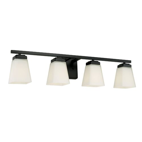Capital Lighting 114441MB334 Baxley 4 or more Bulb Bathroom Light - Matte Black