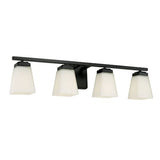 Capital Lighting 114441MB334 Baxley 4 or more Bulb Bathroom Light - Matte Black