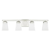 Capital Lighting 114441PN334 Baxley 4 or more Bulb Bathroom Light - Polished Nickel