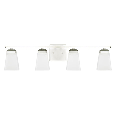 Capital Lighting 114441PN334 Baxley 4 or more Bulb Bathroom Light - Polished Nickel