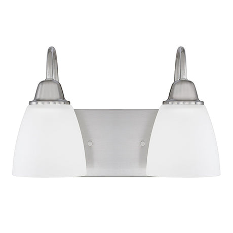 Capital Lighting 115121BN337 Trenton 2 Bulb Bathroom Light - Brushed Nickel