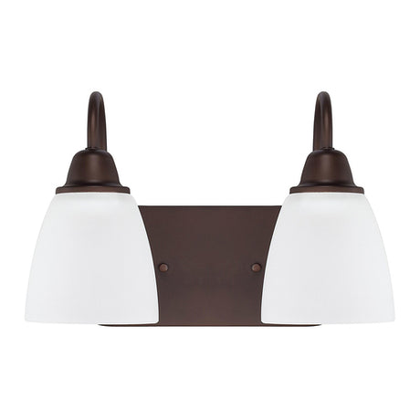 Capital Lighting 115121BZ337 Trenton 2 Bulb Bathroom Light - Bronze