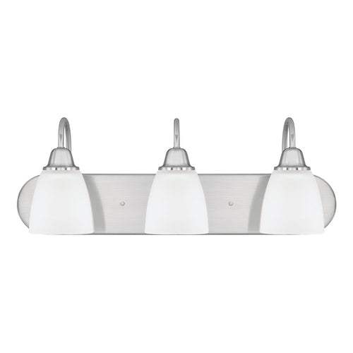 Capital Lighting 115131BN337 Trenton 3 Bulb Bathroom Light - Brushed Nickel