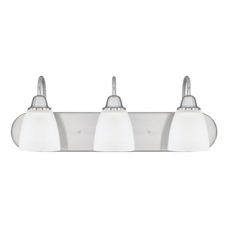 Capital Lighting 115131BN337 Trenton 3 Bulb Bathroom Light - Brushed Nickel