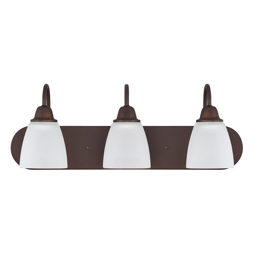 Capital Lighting 115131BZ337 Trenton 3 Bulb Bathroom Light - Bronze