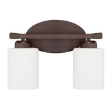 Capital Lighting 115221BZ338 Dixon 2 Bulb Bathroom Light - Bronze