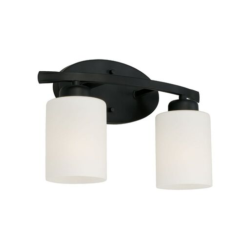 Capital Lighting 115221MB338 Dixon 2 Bulb Bathroom Light - Matte Black