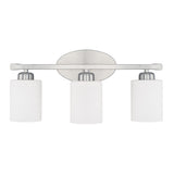 Capital Lighting 115231BN338 Dixon 3 Bulb Bathroom Light - Brushed Nickel