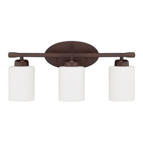 Capital Lighting 115231BZ338 Dixon 3 Bulb Bathroom Light - Bronze