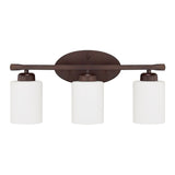 Capital Lighting 115231BZ338 Dixon 3 Bulb Bathroom Light - Bronze