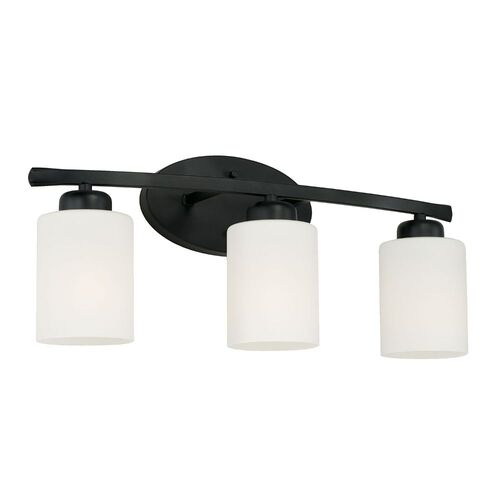 Capital Lighting 115231MB338 Dixon 3 Bulb Bathroom Light - Matte Black