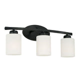 Capital Lighting 115231MB338 Dixon 3 Bulb Bathroom Light - Matte Black