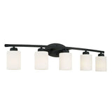 Capital Lighting 115251MB338 Dixon 4 or more Bulb Bathroom Light - Matte Black