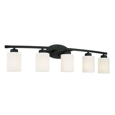 Capital Lighting 115251MB338 Dixon 4 or more Bulb Bathroom Light - Matte Black