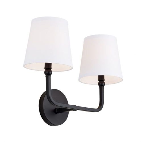 Capital Lighting 119321MB674 Dawson 2 Bulb Bathroom Light - Matte Black
