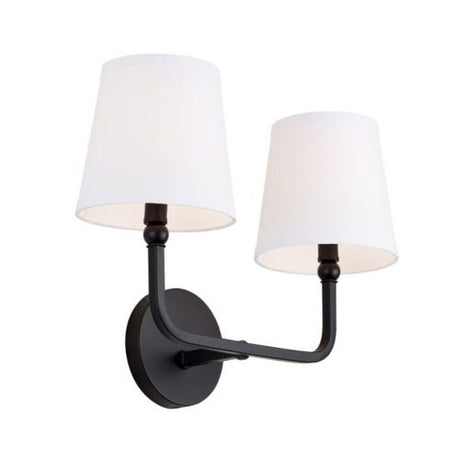 Capital Lighting 119321MB674 Dawson 2 Bulb Bathroom Light - Matte Black