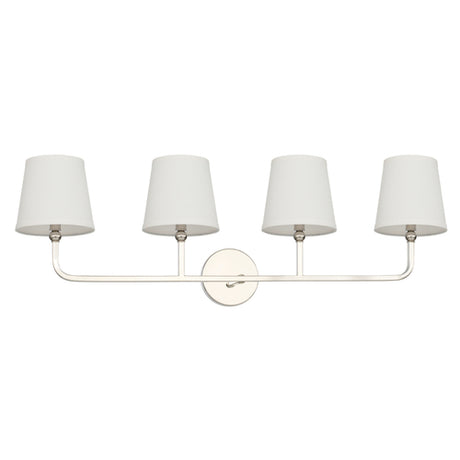 Capital Lighting 119341PN674 Dawson 4 or more Bulb Bathroom Light - Polished Nickel