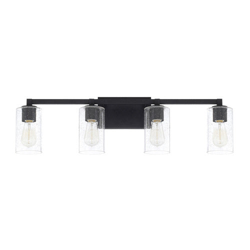 Capital Lighting 119841BI435 Ravenwood 4 or more Bulb Bathroom Light - Black Iron