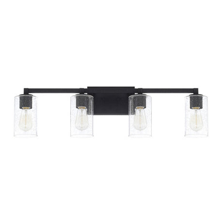Capital Lighting 119841BI435 Ravenwood 4 or more Bulb Bathroom Light - Black Iron