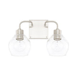 Capital Lighting 120021BN426 HomePlace 2 Bulb Bathroom Light - Brushed Nickel