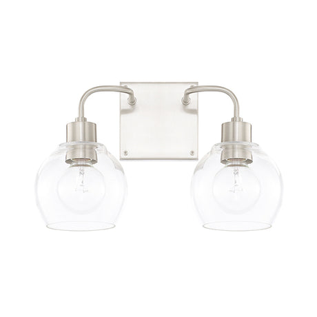 Capital Lighting 120021BN426 HomePlace 2 Bulb Bathroom Light - Brushed Nickel