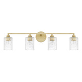 Capital Lighting 120541CG422 Milan 4 or more Bulb Bathroom Light - Capital Gold